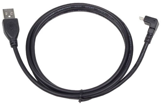 Laidas Gembird, Micro USB/USB, juoda