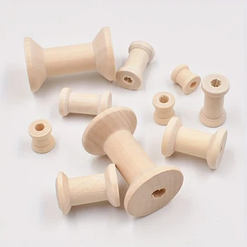Medinės ritės, 5pcs-47*30mm