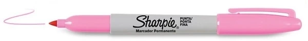 Sharpie Sharpie Fine Point marker permanentny Końcówka cienka Rožinė