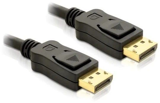 DELOCK kabelis Displayport St-St. Auksinis 3m