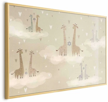 Artgeist Plakatas - Loving Giraffes
