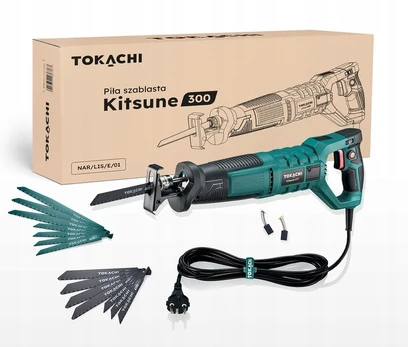 Elektrinis tiesinis pjūklas Tokachi Kitsune 300, 1700 W