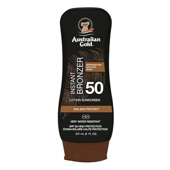 Australian Gold - Sunscreen Lotion w. Bronzer 237 ml - SPF 50