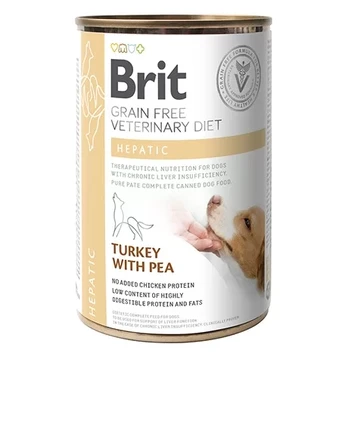 Brit Veterinary Diets Hepatic konservai šunims, 400 g