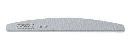 Dildė nagams Osom Professional Half Moon Shape, zebra, 100/100, 1 vnt OSOMP1010, 1/25
