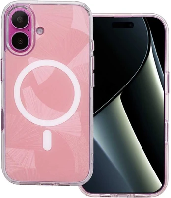 Dėklas Telforceone Flash Mag case for iPhone 16 6,1' pink