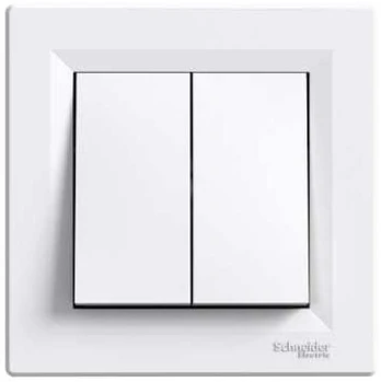Schneider Electric Dvivietis mygtukas Baltas (EPH1100321)
