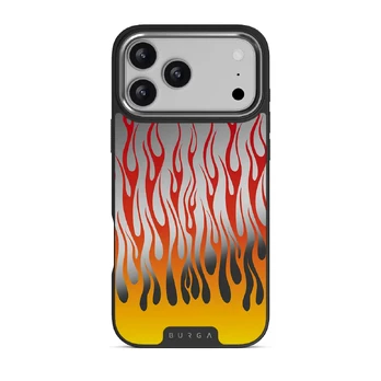 Tribal - iPhone 17 Pro Max Case, Elite Mirror Dark (MagSafe) / Silver