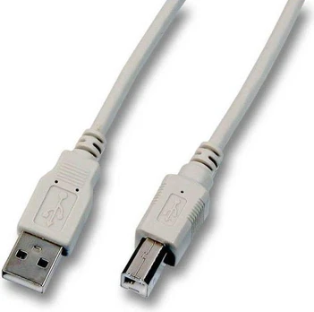 USB kabelis EFB USB-A - USB-B 1 m Pilkas (K5255.1)