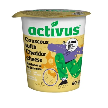 Kuskusas su čederio sūriu ACTIVUS, 60 g