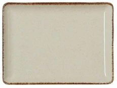 Lėkštė serviravimo Was Smilla, 23 cm x 17 cm, rusva kaina
