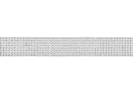 PartyDeco Strass tape, sidabrinis, 4x900cm
