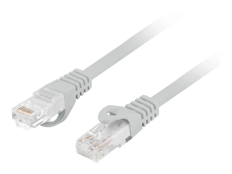 LANBERG Patchcord cat.6 UTP 1.5m grey | PCU6-10CU-0150-S