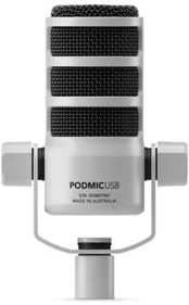 Rode RØDE PodMic USB Baltas - dinaminis mikrofonas podcast'ui
