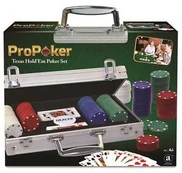 ProPoker 200 Poker Chips in Aluminum Case