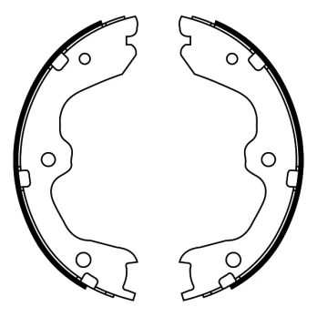 ABE C01067ABE Brake shoe set
