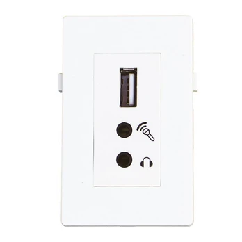 Garbot Garbot BN4900-USB A+2XJ gniazdko elektryczne Baltas