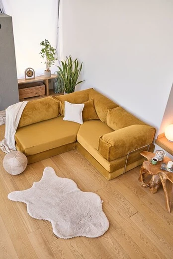 Sofa Kanyon, geltona