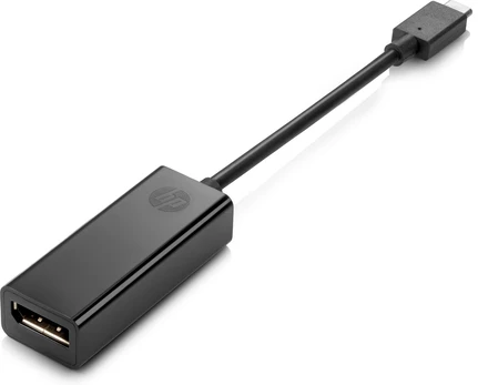 HP USB-C to DP Adapter USB ekrano adapteris Juoda