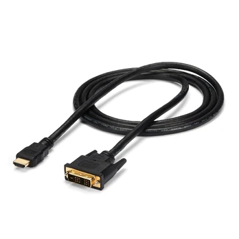 "StarTech.com" 6 pėdų HDMI ir DVI-D kabelis - M/M, 1,8 m, HDMI, DVI-D, vyriškas, vyriškas, tiesus