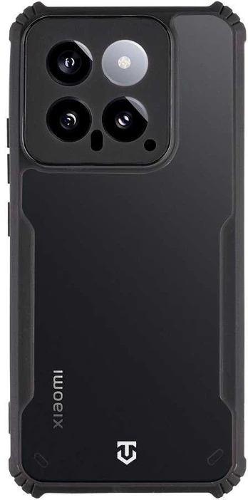 Dėklas Tactical Quantum Stealth Cover for Xiaomi 14 Clear/Juodas