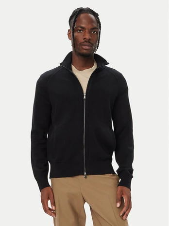 BOSS Kardiganas H-Fabiano 50570643 Juoda Regular Fit
