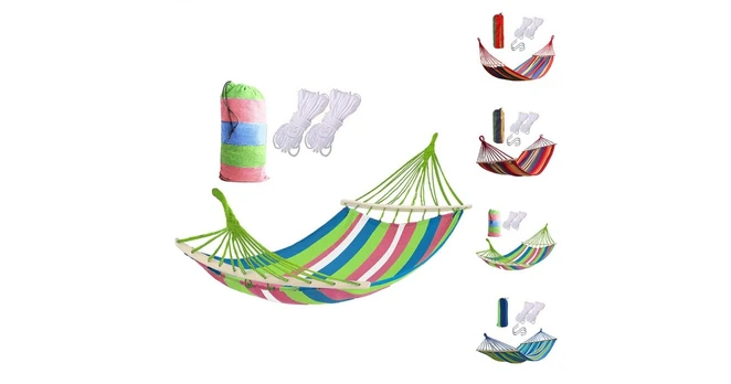 Dvivietis Hamakas Su Kartele 150X190 Cm, 150X200 Cm