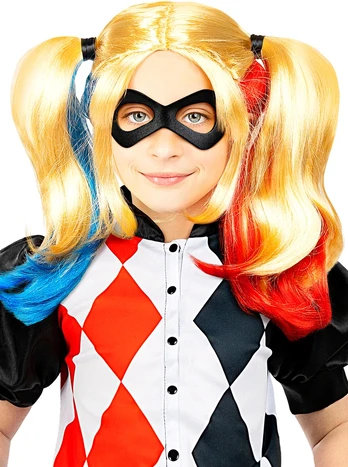 Harley Quinn perukas mergaitėms – „Betmenas“ (Batman)