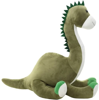 Minkštas žaislinis dinozauras-Brontozauras, žalias, pliušinis