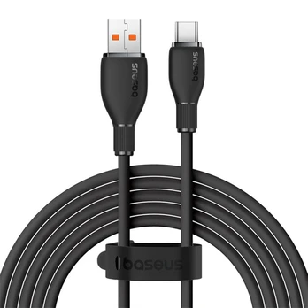 Kabel Baseus Pudding Series 100W USB-A – USB-C 2m – Czarny