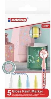 Edding 751 Gloss Paint Marker 5stk pastel 1-2mm