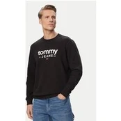 Tommy Jeans Džemperis Graphic DM0DM23392 Juoda Regular Fit