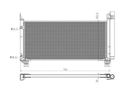 NRF NRF 350466 Air conditioning condenser