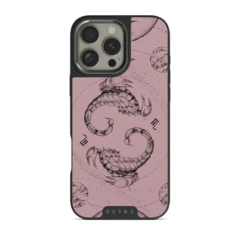 Scorpio - iPhone 16 Pro Max Case, Elite Dark (MagSafe) / Gunmetal / Pink