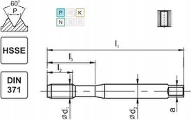 Fanar Sriegiklis M 5 DIN-371B (6G) HSSE 800