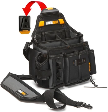 Tvirta kišenė TB-CT-104 meistro elektrikui su dirželiu per petį ToughBuilt