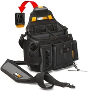 Tvirta kišenė TB-CT-104 meistro elektrikui su dirželiu per petį ToughBuilt kaina