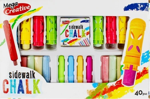 Mega Creative grindinio kreida AKC 44X30X6 MC EDU WB 18