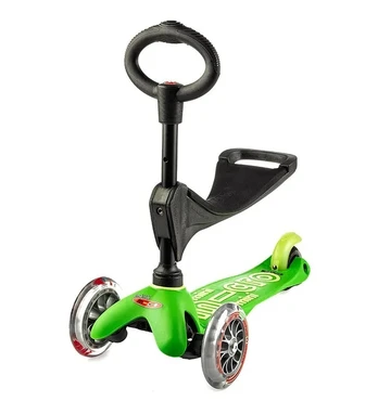 Paspirtukas Micro Mini 3in1 Deluxe Green