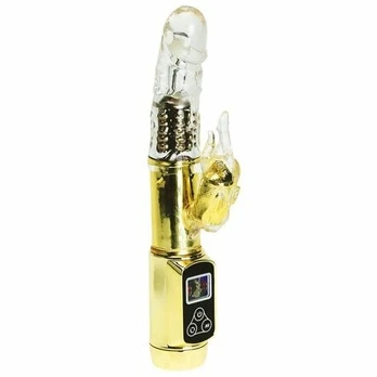 BAILE Rabbit Siberia Passion Gold Multi-Function Rotating Massager