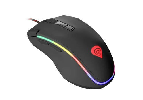 GENESIS Krypton 700 RGB Gaming Mouse, Wired, Black