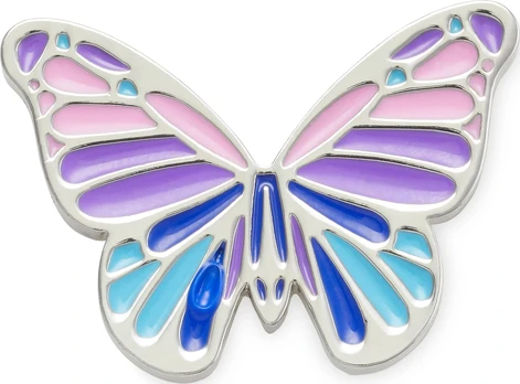 Crocs™ Multi Purple Butterfly Multi - One size