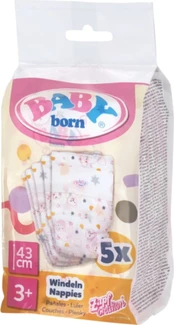 BABY BORN Sauskelnės, 5 vnt. kaina