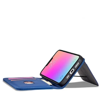Dėklas Magnet Card Case Samsung Galaxy S23 Ultra Mėlynas