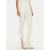 JACQUEMUS Medžiaginės kelnės 24E241PA038 Balta Regular Fit