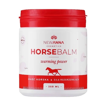 NEW ANNA HORSE BALM WARMING POWER šildomasis kūno balzamas, 250 ml
