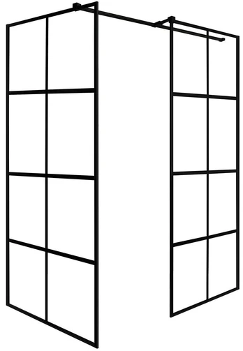 Dušo sienelė Besco Excea EXC-108-190B, 100 cm x 190 cm x 80 cm