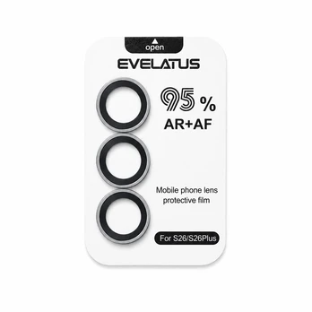 Apsauginiai stiklai Evelatus Samsung Galaxy S26 Camera Lens Protector Armor Clear