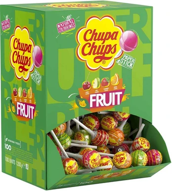 Chupa Chups Lollipop Fruit -tikkarit, 1,2kg