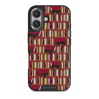 Ex Libris - iPhone 16 Case, Elite Dark (MagSafe) / Silver